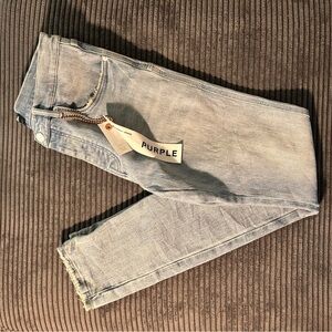 Men's Purple Brand Skinny Jeans - Light Blue